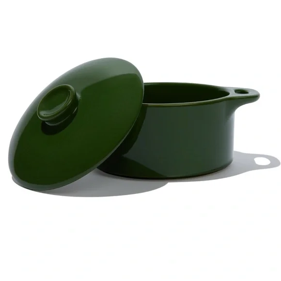 Brocc Your Body Mini Round Ceramic Cocotte Set of 2 NIB - Picture 4 of 14